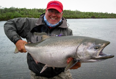 Big King Salmon at Alaska West