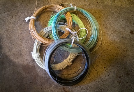Coiled Fly Lines