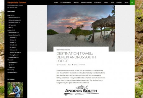 Fishwest report on Andros South
