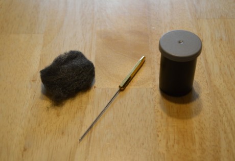 How to make a bodkin cleaner for fly tying.