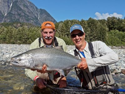 Fly Fishing for Dean River Chinook at BC West