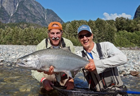 Fly Fishing for Dean River Chinook at BC West