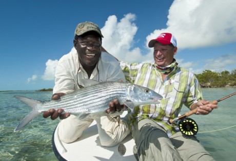 Fly Fishing for bonefish at Andros South by Louis Cahill Photography