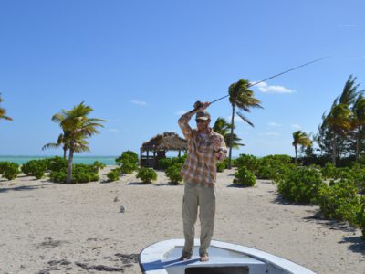 The off shoulder fly cast