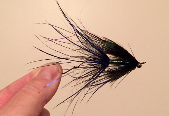 Broadside view for king salmon.