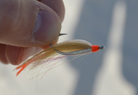 Shallow water fly patterns for bonefish.