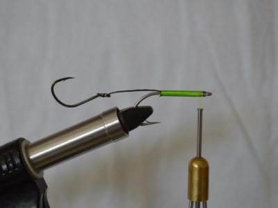 Fireline braid for stinger loops on steelhead and salmon loops.