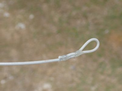 How to fix a broken loop in your fly line.