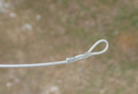 How to fix a broken loop in your fly line.