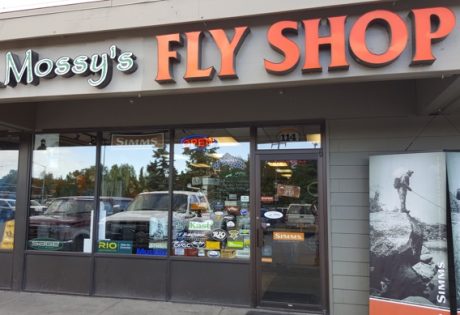 Mossy's fly shop in Anchorage, Alaska.