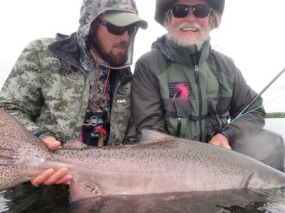 Spey fishing for king salmon.