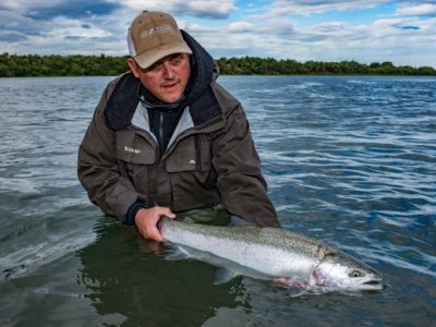 Big Naknek rainbow trout photo by Abe Blair.