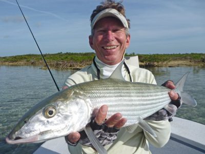 Winter fly fishing for bonefish.
