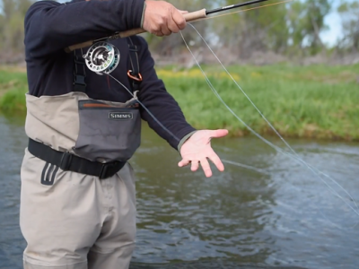 Managing running line video by Headhunters Fly Shop.