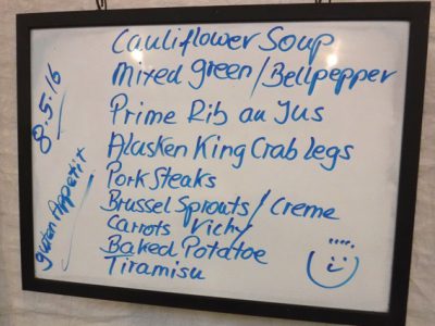 Dinner at Alaska West.