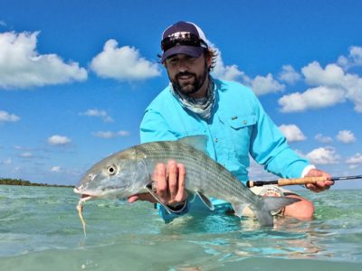 Double digit bonefish caught at Andros South.