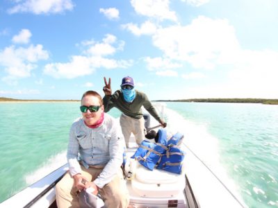 Flats boat and Andros South by Morgan Griffith