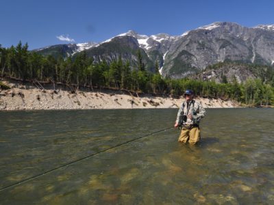 Fly fishing the dean river