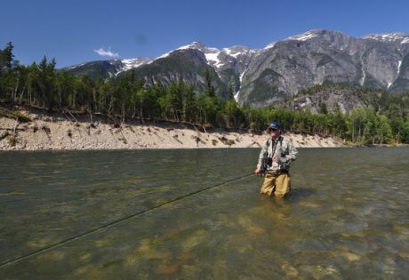 Fly fishing the dean river