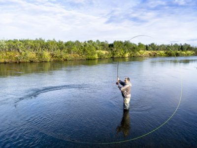 Spey casting at Alaska West