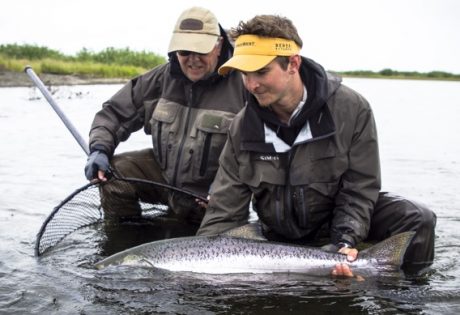 Spey fishing for chrome bright king salmon