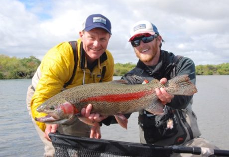 Big leopard rainbow trout from Alaska West