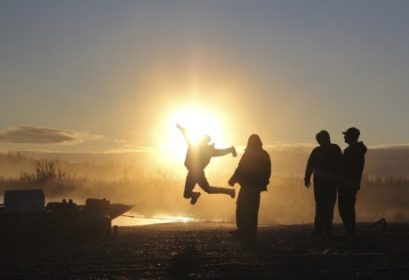 Sunrise silhouette at Alaska West