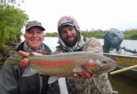 Leopard rainbow trout at Alaska West