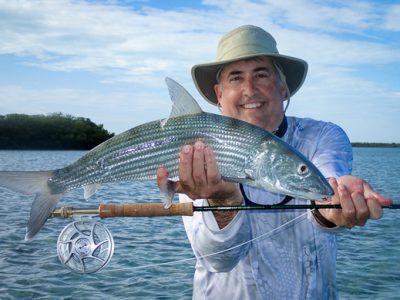 Big bonefish caught by Chris Wilks at Andros South