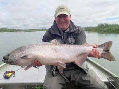 King salmon from the boat