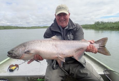 King salmon from the boat