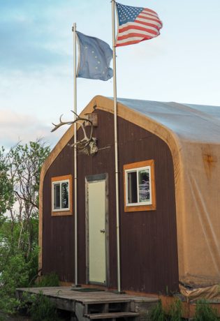 Lounge tent at Alaska West