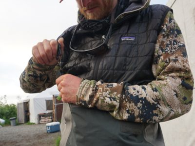 Puffy vests for fishing