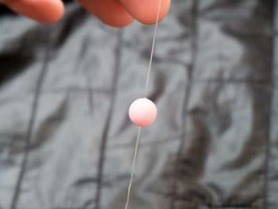 Rigging beads for trout