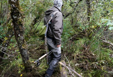 How to carry fly rods through the woods