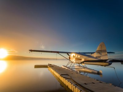 Rapids camp lodge plane