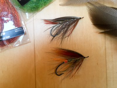 How to tie the lady caroline steelhead fly with modern materials-18