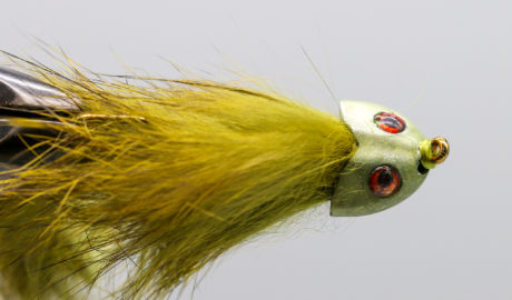  Strike Fly - Fish Skull Jointed Urchin - Olive - Articulated  Streamer - Irresistible Lifelike Fly - Pack of 3 - Size 4 : Sports &  Outdoors